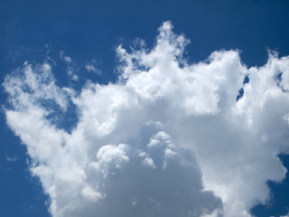 blue sky and beautiful clouds
