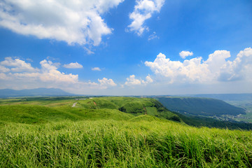 Obraz premium 阿蘇大観峰
