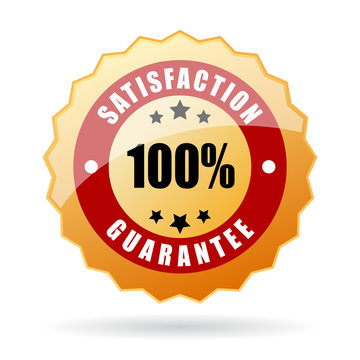 100 satisfaction guarantee icon