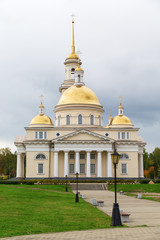 Fototapeta na wymiar Russia. Spaso-Preobrazhensky cathedral in Nevyansk