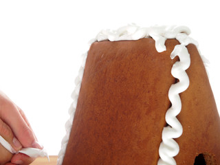 building a gingerbread house