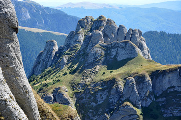 Mountain landscape in the Carpathians