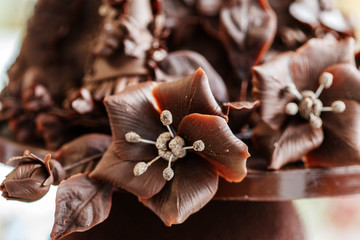 chocolate flowers