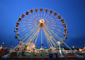 Ferris Wheel at amusement park