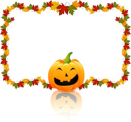 Naklejka na ściany i meble halloween scary pumpkins of illustration. 