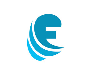EF Logotype And Swoosh Logo
