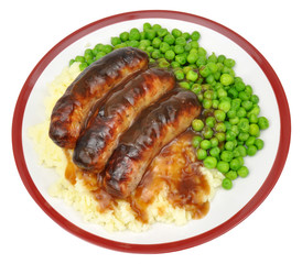 Sausage And Mashed Potato Meal