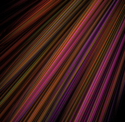 Abstract fractal background with stripes or rays texture