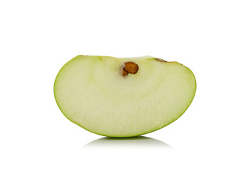 Green Apple on white background