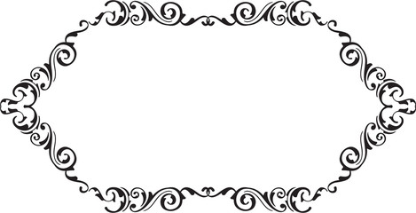 Art vintage ornamente scroll fine page