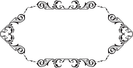 Art vintage swirll fine page