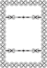 Baroque ornament ornate art page