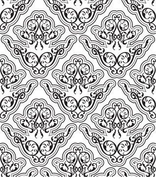 Seamless orient art pattern