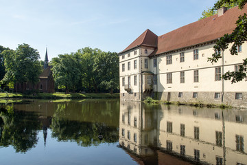 Schloss Strünkede in Herne, NRW, Deutschland