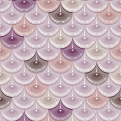 Seamless pastel river fish scales