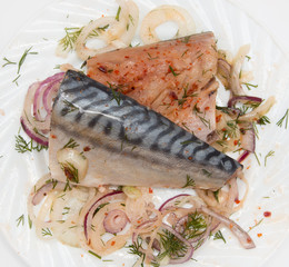 salted fish with spices