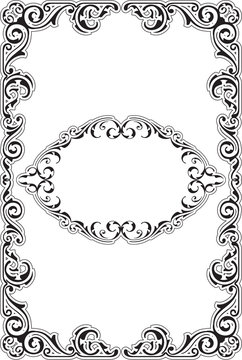 The perfect ornament baroque frame