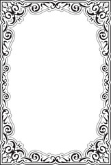 The victorian ornate frame