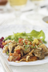 Vegetable stew with beef
