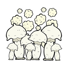 cartoon mushrooms