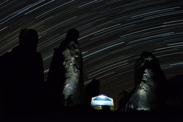 Tent Star Trails