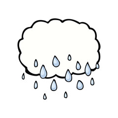 rain cloud cartoon