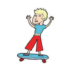 cartoon skater boy