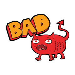cartoon bad imp