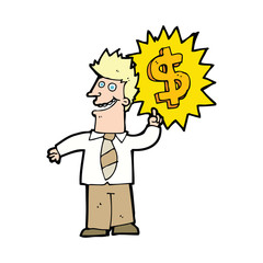 making money cartoon