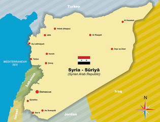Map of Syria