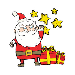 cartoon santa claus