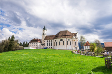 Fototapeta na wymiar ドイツ　世界遺産　ヴィース教会