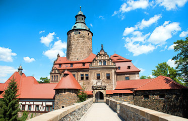 Fototapeta na wymiar Castle Czocha in Poland, Lower Silesia