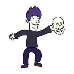 cartoon spooky vampire