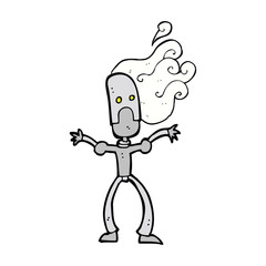 cartoon robot