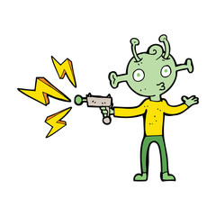 cartoon space alien