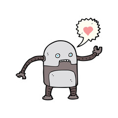 cartoon robot