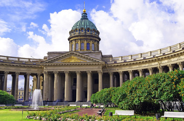 Fototapeta premium Kazan Cathedral in Saint Petersburg