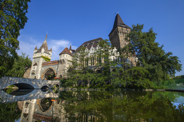 Fototapeta na wymiar Vajdahunyad Castle in Budapest