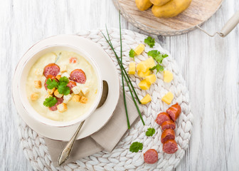 Cremige Kartoffelsuppe
