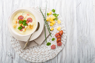 Cremige Kartoffelsuppe