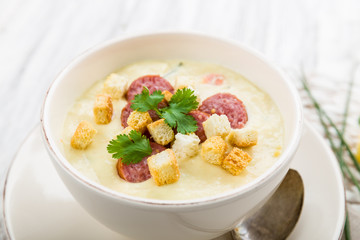 Cremige Kartoffelsuppe