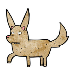 cartoon wild dog
