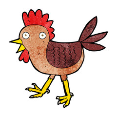 funny cartoon chicken