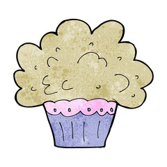 cartoon big cupcake