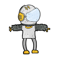 cartoon astronaut