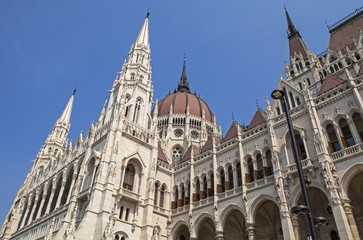 Fototapeta premium Hungarian Parliament Building in Budapest