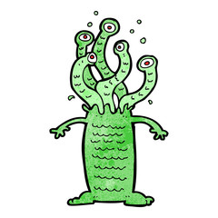 cartoon monster
