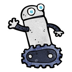 cartoon robot