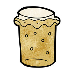 cartoon glass of beer